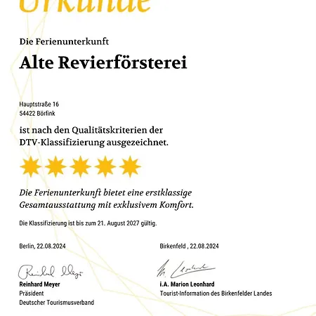 Alte Revierfoersterei * Borfink